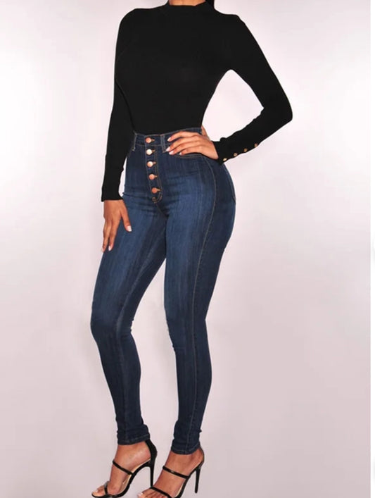 High Waist Skinny Jeans